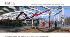 Desktop Screenshot of bendl-hts.de