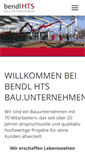 Mobile Screenshot of bendl-hts.de
