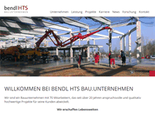 Tablet Screenshot of bendl-hts.de